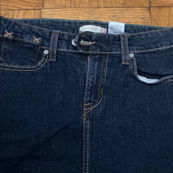 LEVI'S A-LINE Frm MEXICO CLASSIC JEANS Skirt 6 LUX - Picture 7 of 8
